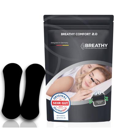 50 nose plasters against snoring (anti -snoring nose paving better) nose strips against snoring nose strips improve your breathing set -up regeneration (50x black)