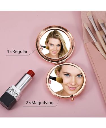 Sophauteem Daughter Gift Compact Mirror - Unique Makeup Mirror for Teen Girls - Perfect for Wedding, Birthday, Graduation & More - Rose Gold - Buy Online on GoSupps.com