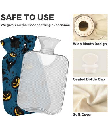 Buy Naanle Halloween Pumpkin Spirit Heat Bottle - 1L Hot Water Bottle for Pain Relief & Warmth | Ideal for Bed & Hand/Foot Therapy | International Shipping Available - Buy Online on GoSupps.com