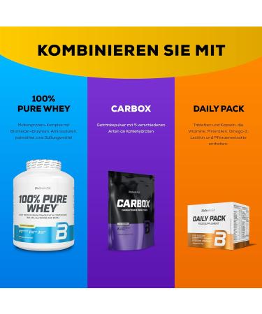 BioTechUSA BCAA + Glutamine Zero - Vegan Sugar-Free Gluten-Free | 40 Servings | 2:1:1 BCAA Ratio | Peach Iced Tea Flavor - Buy Online on GoSupps.com