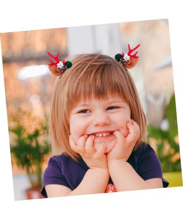 ABOOFAN 12 Pairs Christmas Ball Hairpin Santa Hair Clips Christmas Hairpin Horn Hair Clips Christmas Deer Hair Clip Christmas Party Headpiece Xmas Decor Antlers Bag Cloth - Buy Online on GoSupps.com