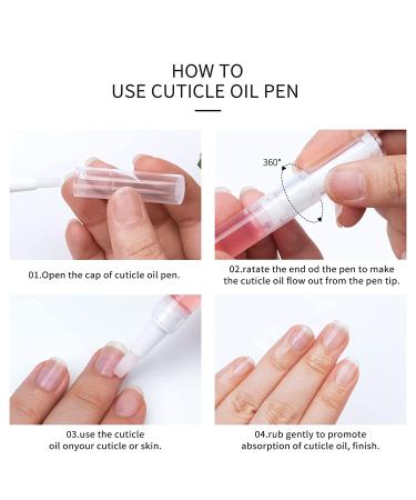 Morovan Nail Cuticle Oil Pen - 20PCS Nail Nourishment Gel with Natural Ingredients - Repair and Strengthen Damaged Nails - Buy Online on GoSupps.com