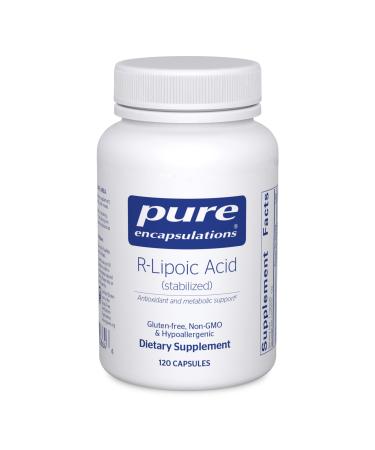 Pure Encapsulations R-Lipoic Acid (Stabilized) | Hypoallergenic Supplement with Enhanced Antioxidant Protection and Metabolic Support | 120 Capsules 120 Count (Pack of 1) - Buy Online on GoSupps.com