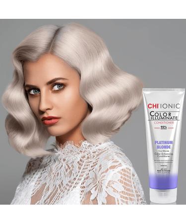 CHI Ionic Color Illuminate Conditioner - Platinum Blonde - 8.5 oz | Sulfate & Paraben Free - Buy Online on GoSupps.com