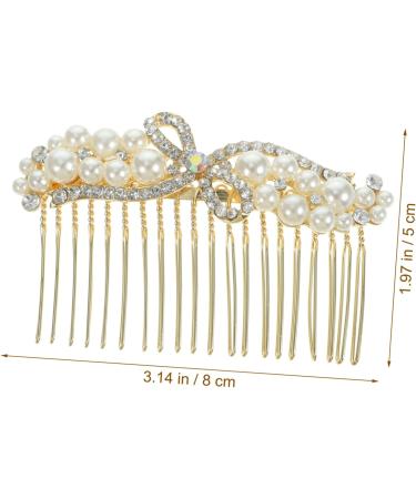 Mikinona Alloy Rhinestone Hair Comb Bridal Headdress Comb Headband Wedding Hair Accessories Rhinestone Hair Combs for Wedding Bridal Hair Accessories Prom Hair Accessories Wedding Headpiece - Buy Online on GoSupps.com