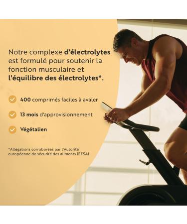 Electrolyte Complex 900mg 400 Comprim s (1+ An) avec Magnesium Calcium Potassium Compl ment Alimentaire - Fonction Musculaire (EFSA) Electrolytes Hydratation sans Sucre - Nutravita 400 unit (Lot de 1) - Buy Online on GoSupps.com
