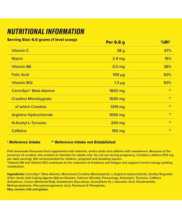 C4 Original Beta Alanine Pre Workout Powder for Men & Women - Pink Lemonade | Energy Drink with Creatine Monohydrate | 60 Servings - Buy Online on GoSupps.com