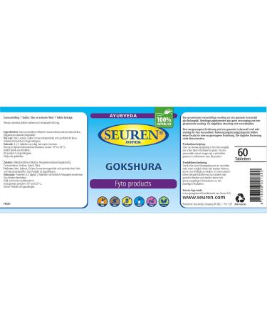 Gokshura Ayurveda 120 Tablets - Buy Online on GoSupps.com