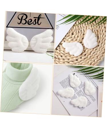 COHEALI 30 Pairs Banner White Hair Accessories Wings Patches Diy Sewing Patch Stickers Shirt Cute Child - Buy Online on GoSupps.com