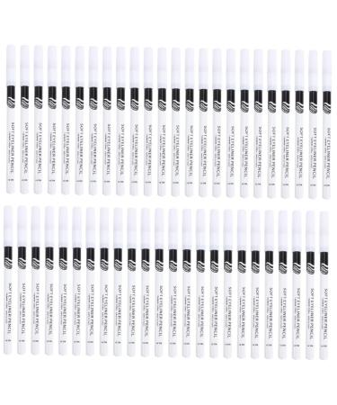 Hemoton 48 Pcs Eyeliner Pencil Makeup Eyeliner Applicator Makeup Pen Silkworm Pen Eyeshadow Pencil Eyeliner Brush Makeup Highlighter
