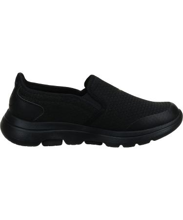 Skechers Men's Gowalk 5-Elastic Stretch Slip-on Loafer Sneaker 10.5 Black - Buy Online on GoSupps.com