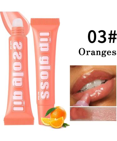 Moisturizing Lip Gloss - Fruity Butter Oil Nourishing Gloss | Set of 8 Jelly-Tinted Lip Glosses Long-Lasting Glossy Effect Moisturizing Care for Soft Plump Lips - Buy Online on GoSupps.com