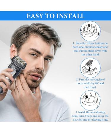Electrician Replacement Shear for Braun Series 9 Shaving Head - Compatible Scherblatt for All Men - Fast International Shipping - Buy Online on GoSupps.com