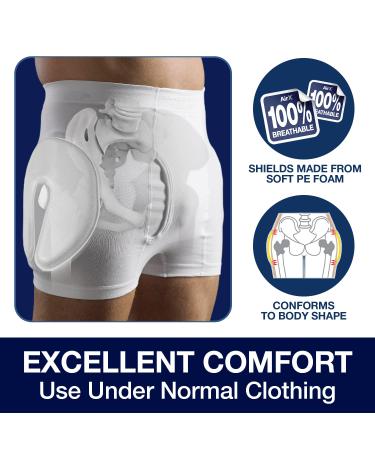 Buy AirX Men s Hip Protector Briefs for Fall Injury Prevention - Comfortable & Breathable - Large (40-48 inches) - Ideal for Seniors - Buy Online on GoSupps.com