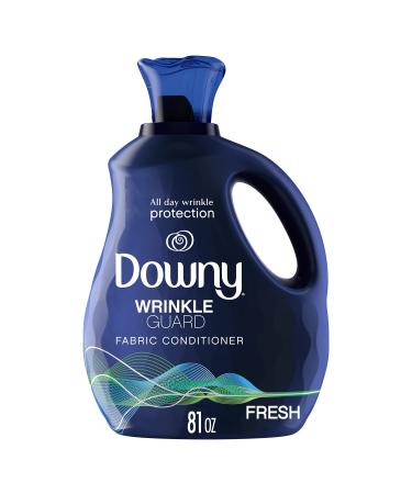 Downy WrinkleGuard Liquid Fabric Softener and Conditioner Fresh 81 fl oz