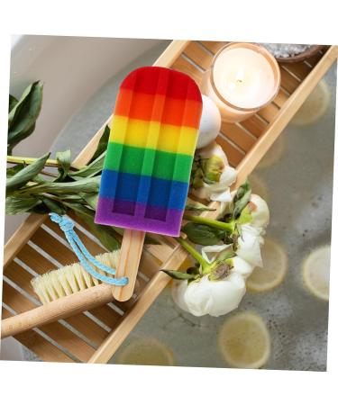 minkissy Sponge Bath Kid's Ice Cream Bath Ball & Exfoliating Sponge Body Wash Scrubber Sponges Bath Sponge Body Wash Sponge Bathing Skin Scrubber High Density Shower Supplies Child - Buy Online on GoSupps.com