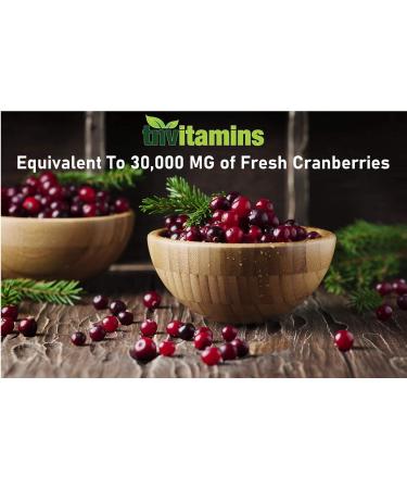 Cranberry Pills 30,000 MG x 90 Capsules | Urinary Tract Health Support for Men & Women | Cranberry Concentrate Supplement for Bladder & Kidney | Supports Women's Health & Antioxidants - Buy Online on GoSupps.com