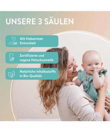 MABYEN Lotion Soin Maman 150 ml | Soin hydratant grossesse & allaitement huile d amande bio rose sauvage bio & squalane embout massage en silicone cosm tique naturelle vegan - Buy Online on GoSupps.com