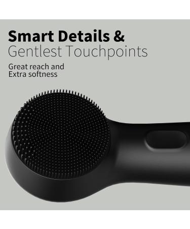 Silicone Face Scrubber | N graCoola CLIE 2.0 Electric Facial Cleansing Brush - Rechargeable Waterproof Exfoliating & Massaging - Perfect for Men & Women - Buy Online on GoSupps.com