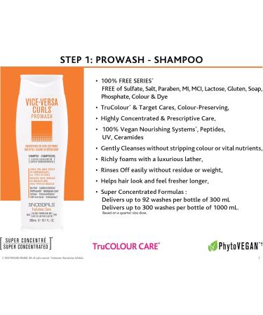 SNOBGIRLS VICE-VERSA CURLS Vegan Curly Hair Shampoo Smoothing or Curl Defining. Salon Hydrating Curl shampoo for Curly Dry Wavy Frizzy Hair All Types of Curls - Buy Online on GoSupps.com