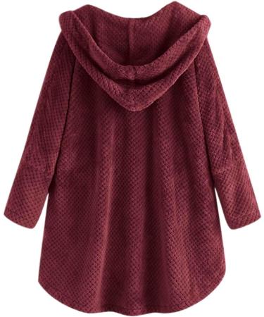 Hanxiulin Fleece Jacket | Women's Plush Hooded Sweater | Windproof Outdoor Winter Coat - Buy Online on GoSupps.com