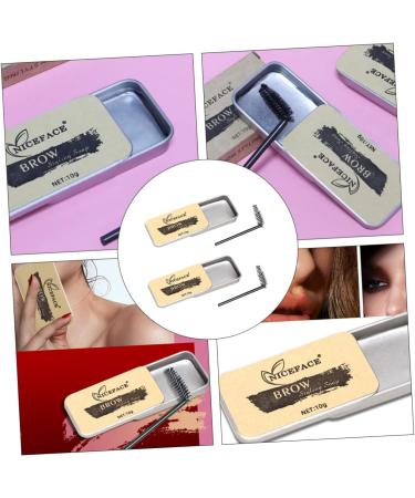 NOLITOY 2 Sets Eyebrow Soap Cosmetic Supplies Eyebrow Cream Brow Shaping Soap Styling Cream Colorless Woman - Buy Online on GoSupps.com
