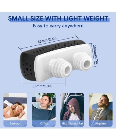 Smart Adjustable Anti-Snoring Device | Electric Silicone Solution for Nighttime Sleeping | Double Eddy Current Fan Design - Buy Online on GoSupps.com
