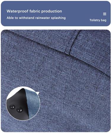 Lmoikesz Waterproof Pocket Storage - Multifunctional Dark Blue Travel Organizer for Cosmetics Toothbrush and More - Buy Online on GoSupps.com