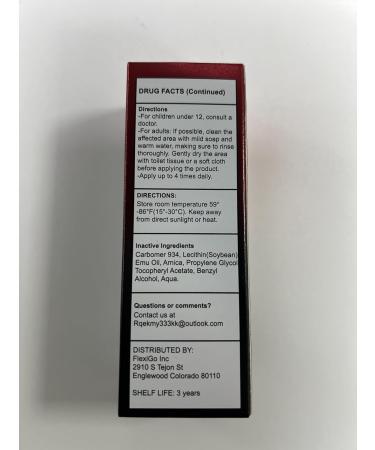 BlackCaves Numbing Cream Maximum Strength Long Topical Skin Numbing Cream Lasting with Emu Oil and Arnica 60ml Big - Buy Online on GoSupps.com