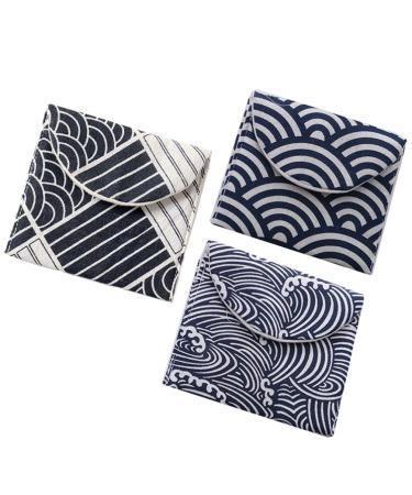 Cabilock 1 sentence 3 pcs storage bag for women's bandages pocket for menstrual bandages pocket for breastfeeding inserts holder for breastfeeding deposits bracket fabric high capacity