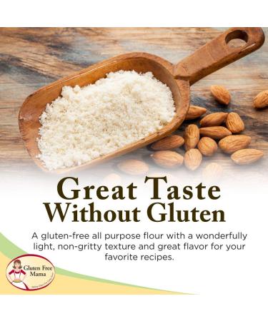 Gluten Free Mamas Almond Blend Flour - Non-Gritty, Great Flavor All Purpose Flour (4lb) - Buy Online on GoSupps.com