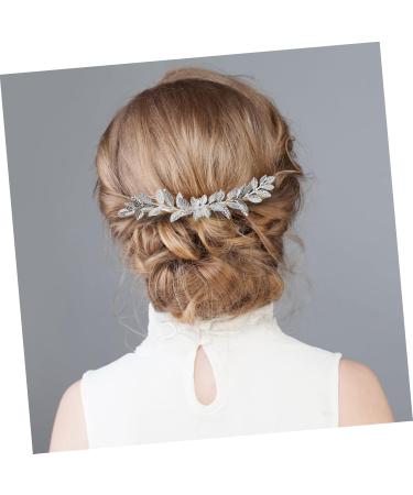 FRCOLOR Goddess Headpiece Styling Hair Clips Silver Headpiece Retro Hair Combs Hair Combs for Wedding Hairstyles Wedding Hair Comb Silver Bridal Comb Women Hair Pins Hair Accessories - Buy Online on GoSupps.com