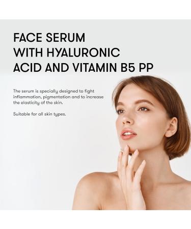 Sane Hyaluronic Acid Serum with Vitamin B5 & PP - Hydrating Face Serum for Healthy Skin - 1.01 fl oz - Buy Online on GoSupps.com