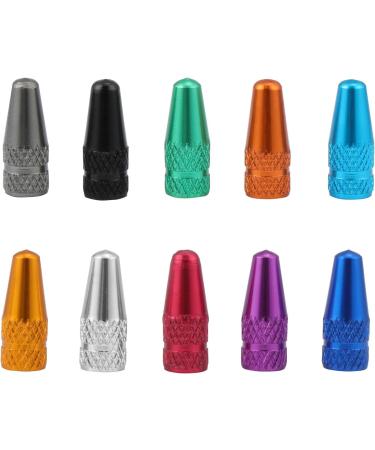 TsunNee 40pcs French Bicycle Valve Caps Colorful Tire Valve Caps in 10 Colors for Durable Protection - Buy Online on GoSupps.com