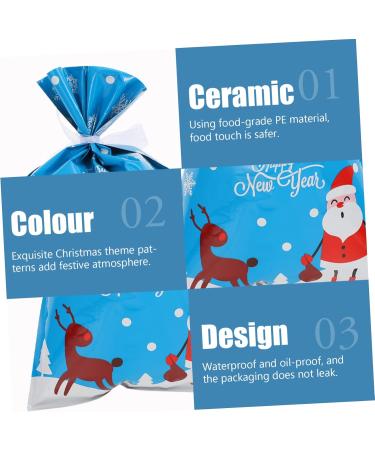 KOMBIUDA Christmas Wrapping 35pcs Christmas Candy Bag Candy Bags Festival Christmas Bags Packing Bag Biscuit Bag - Buy Online on GoSupps.com