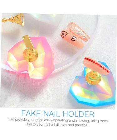 Healeved 4 Sets Nail Holder Manicure Racks Nail Stand Nail Tip Practice Stand Nail Display Tool Nail Practice Stand Nail Art Tool Gel Nail Polish Stand Paint Holder False Nails Magnet Lotus - Buy Online on GoSupps.com