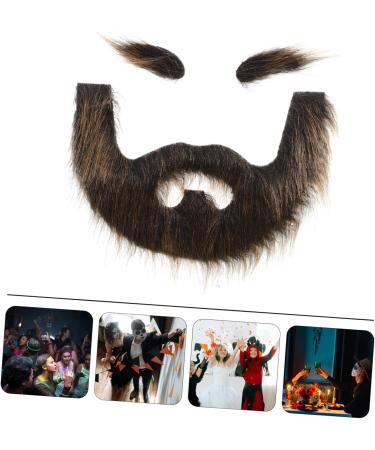 Didiseaon 5 Sets Beard Dress up Realistic Mustache Realistic Beard Full Beard Mustache Fake Eyebrow Plush 20.00X13.00X0.50CMx5pcs Multix5pcs - Buy Online on GoSupps.com