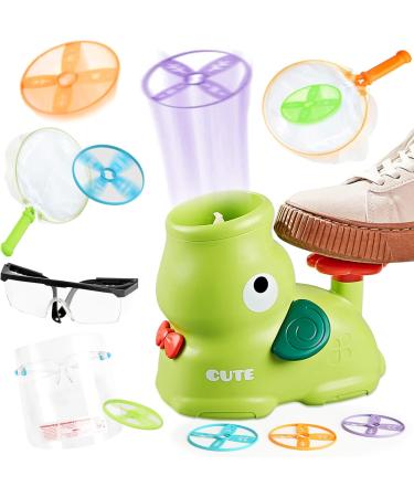 Flying Saucer Toy Set - Best Flying Slice Launcher & Disc Shooter Toys for Kids & Family Fun - Buy Online on GoSupps.com