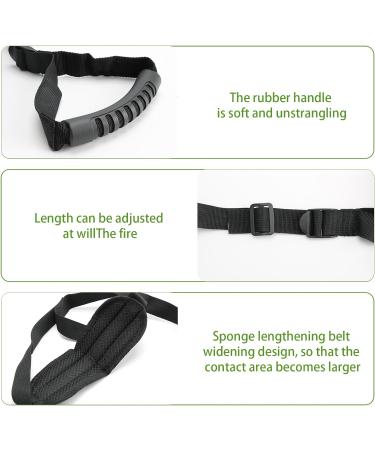 Adjustable Leg Lifter Strap Rigid Foot Straps with Hand Grips and Soft Feet Pad Suitable for Hip Knee Replacement Recovery Aids Elderly Disability Surgery Recovering Mobility Aid for Bed Wheelchair - Buy Online on GoSupps.com