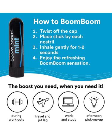 Aromatherapy Inhalator Stick - Essential Oils for Concentration Breathing & Pain Relief - Mint Aroma - 1 Pack for International Shipping - Buy Online on GoSupps.com
