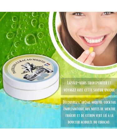 Saint-Ange Pastilles | 100% French Traditional Sweets (Mojito curacao) - Buy Online on GoSupps.com