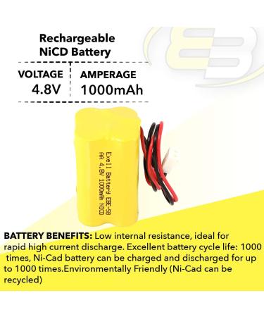 4.8V 1000mAh Emergency/Exit Lighting Battery - Replace CTL 685896020 N700AAC-F22C/C Day-Brite CXL6VB ANIC0938 NIC0939 - International Shipping Available - Buy Online on GoSupps.com