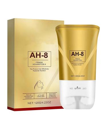 Nybhyjka AH-8 Refreshing Neck Cream Firming Neck Cream Contains Hexapeptide 120G With Double Roller Massage Reduce Wrinkles And Double Chin
