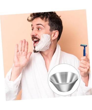 Frcolor Stainless Steel Razor & Shaving Cup Set | Rustproof Beard Shaver for Men | Ideal Household Shaving Tools - Buy Online on GoSupps.com