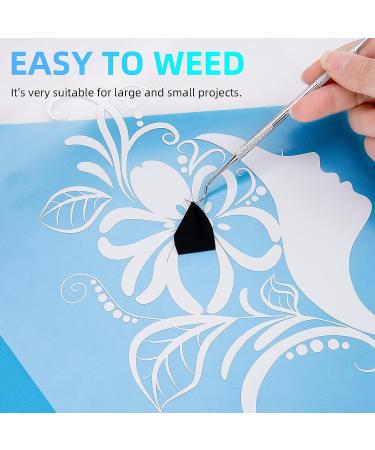 HTVRONT 12x12ft White and Black Heat Transfer Vinyl Rolls - Easy to Cut & Weed for Shirts - Iron On HTV Design - Buy Online on GoSupps.com