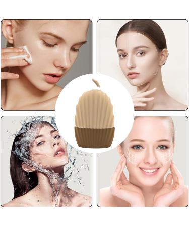 Facial Ice Mold | Ice Cube Roller - Silicone Ice Face Massager Reusable Face Ice Mold Skin Care For Eye Puffiness Relief Face Beauty Brown - Buy Online on GoSupps.com
