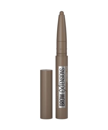 Maybelline New York Brow Extensions Fiber Pomade Crayon Eyebrow Makeup, Soft Brown, 1 Count 255 SOFT BROWN - Buy Online on GoSupps.com