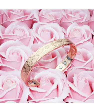 Buy LORNREIN Copper Magnetic Bracelet for Men & Women - 6 Magnets for Wellness & Style | International Shipping Available - Buy Online on GoSupps.com