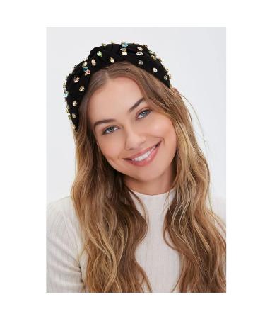 YISSION Crystal Knotted Headband - Non Slip Rhinestone Fashion Hair Accessory for Women - Buy Online on GoSupps.com
