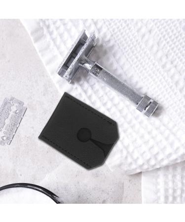 Frcolor Leather Razor Case - Travel Sheath for Straight Razors | Durable PU Storage Container for Barber Essentials - Buy Online on GoSupps.com